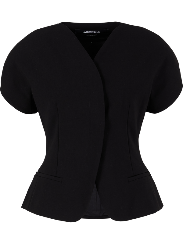 'La Veste Ovalo' Blazer – Black