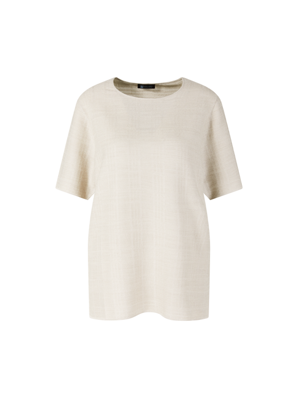Cashmere-Seidenpullover Beige