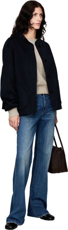 Cashmere-Pullover mit Rundhalsausschnitt Hazel