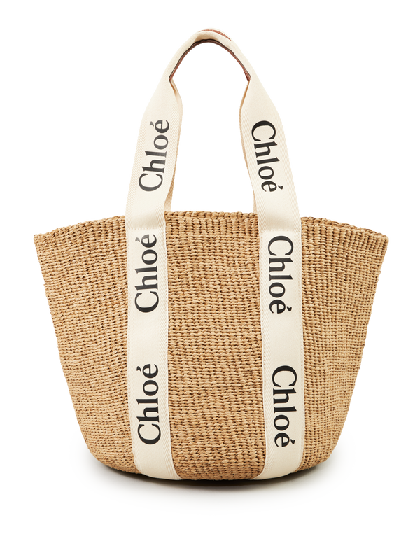 Shopper 'Large Woody Basket' Beige