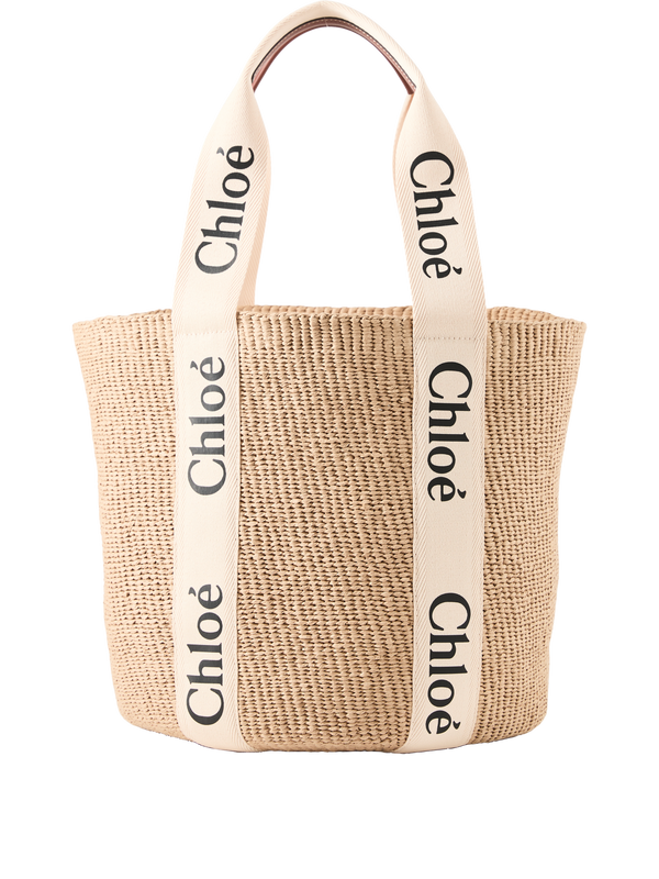 Shopper 'Large Woody Basket' Beige