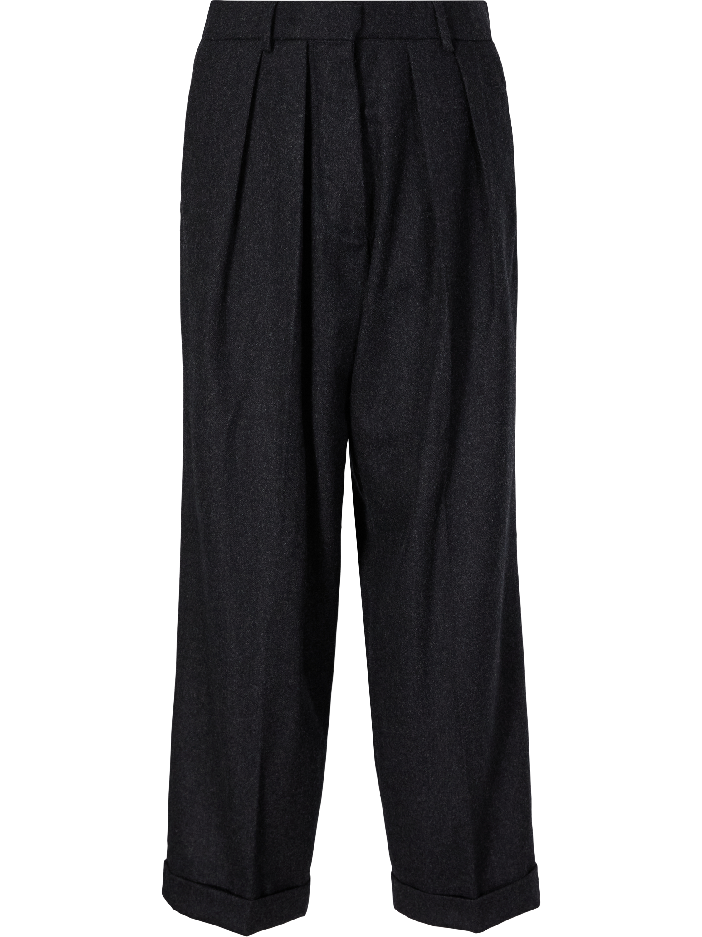 Woll-Cashmere-Hose 'Macara' Anthrazit
