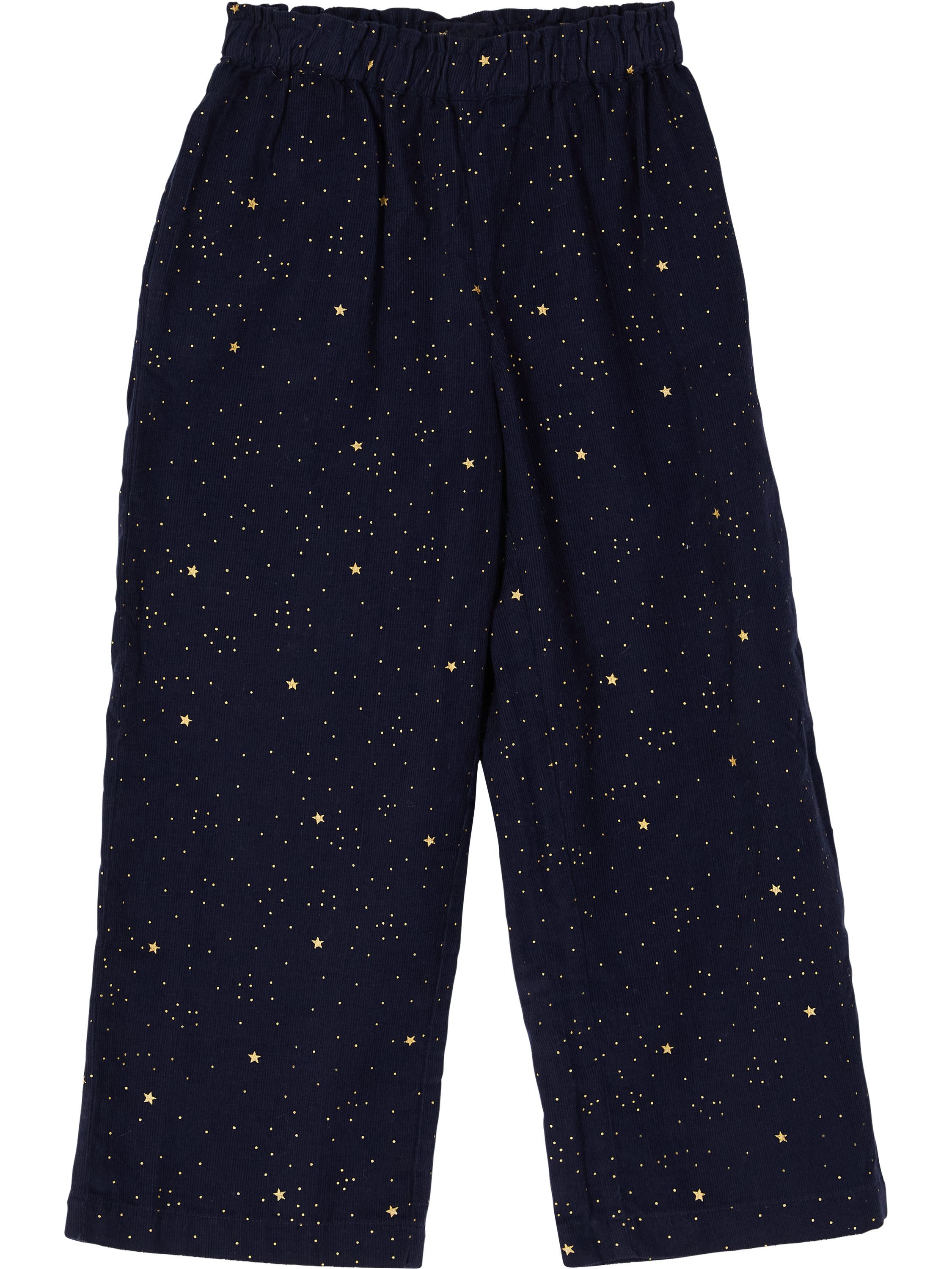 Arsène et les pipelettes 'Etoiles' trousers in finely ribbed navy blue velvet, Product view – UNGER.DE