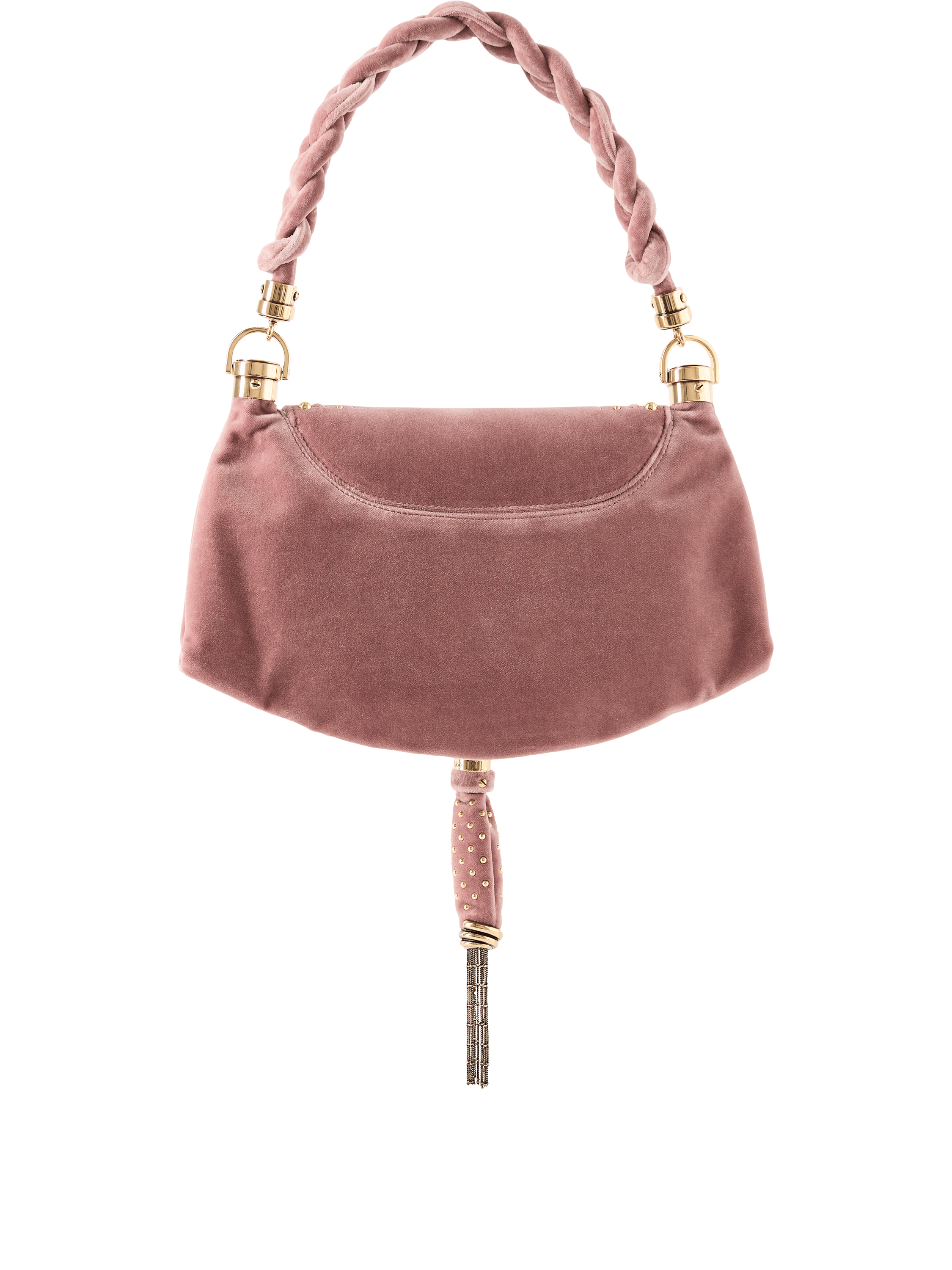 Chloé Schultertasche 'Marcie Foulard Small' Nougat, Rückansicht – UNGER.DE