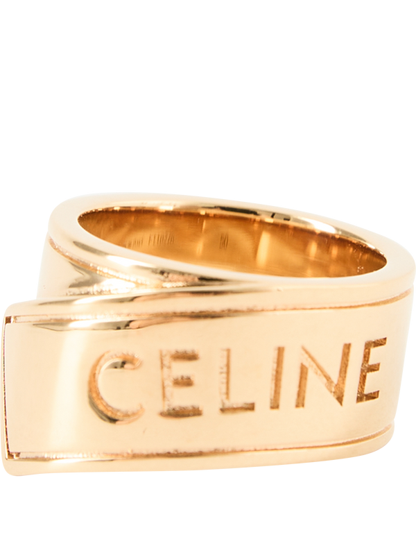Ring mit Celine Paris-Gravur Gold