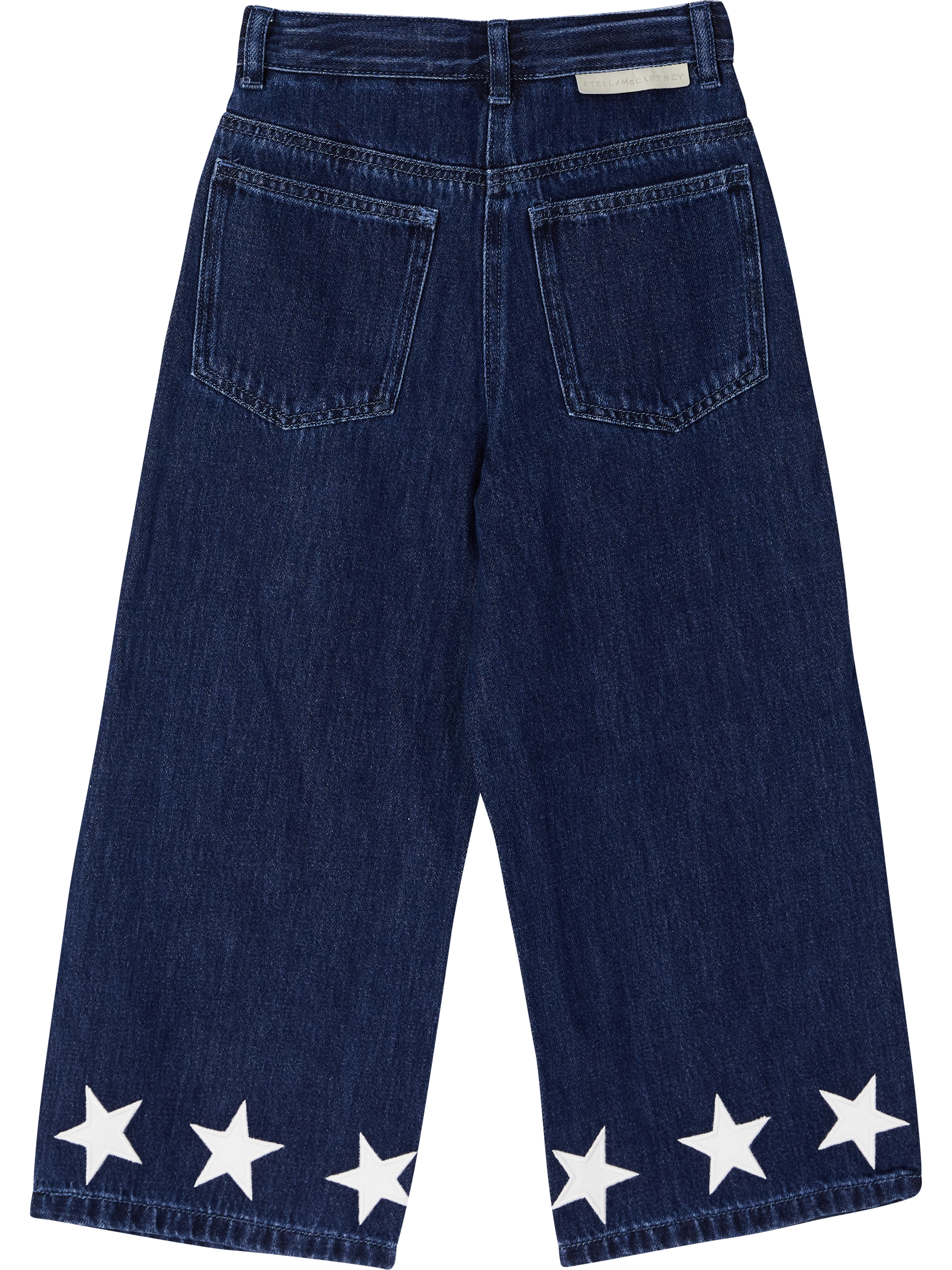 Stella McCartney Kids Jeans mit Stern-Stickereien Dunkelblau – UNGER.DE