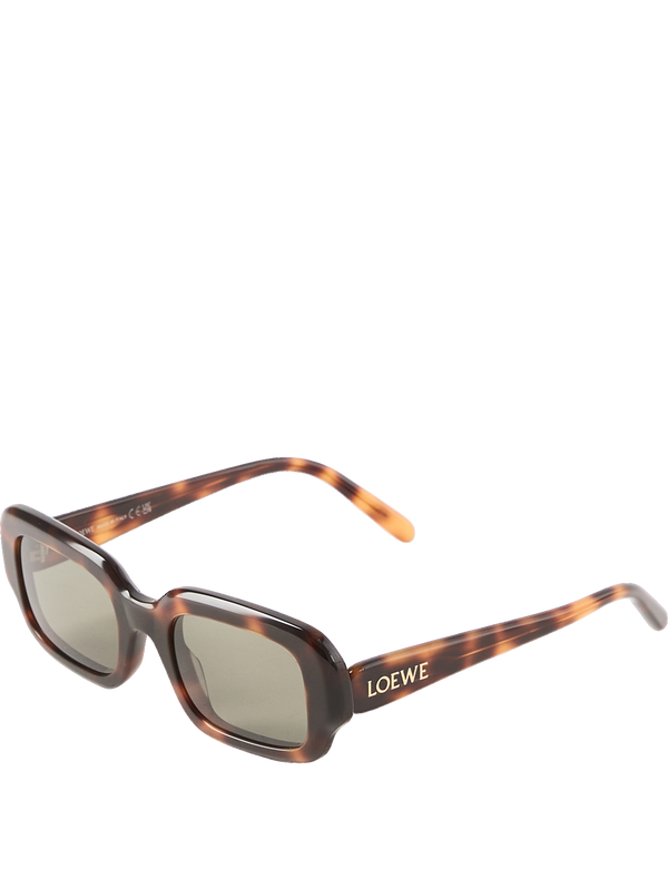 'Rectangular Slim' Havana sunglasses