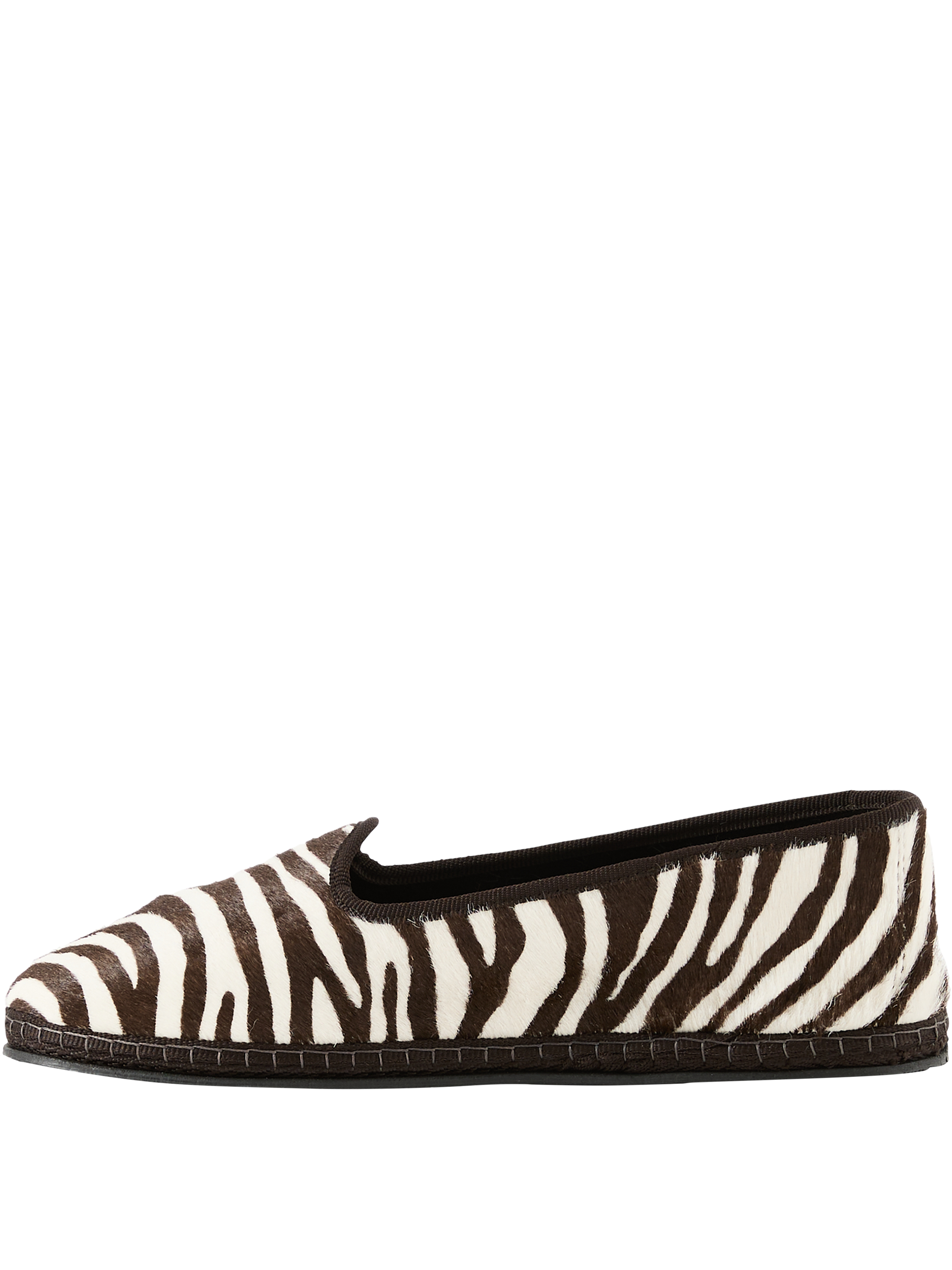 Piedàterre Venezia 'Modigliani Cavallino' Zebra Loafers, Front view – UNGER.DE