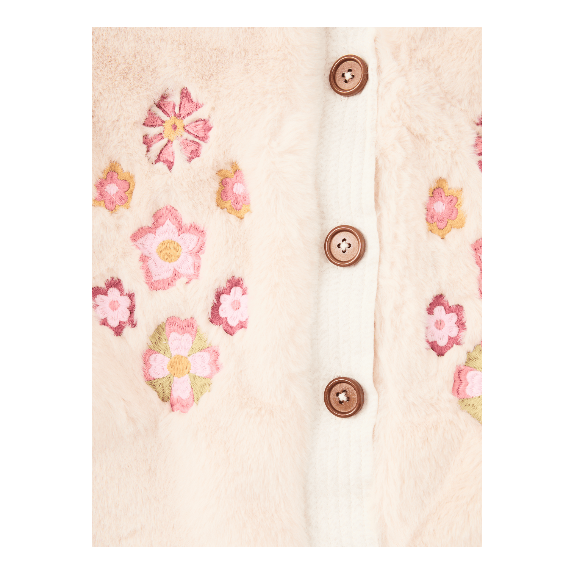 Louise Misha 'Rosinna' Embroidered Jacket in Cream, Front view – UNGER.DE