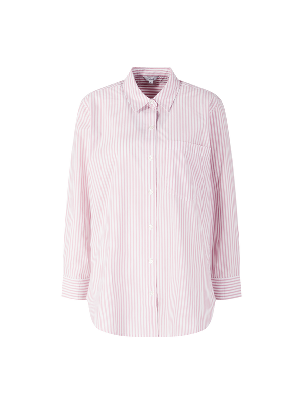 Gestreiftes Hemd 'Elsa' Rosé