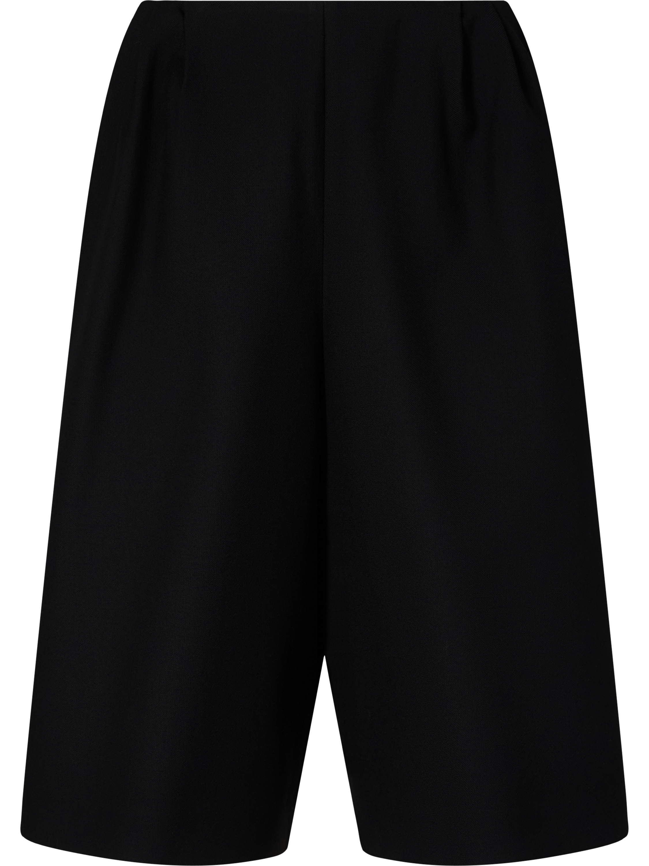 Wide-leg wool shorts 'Fauna' black