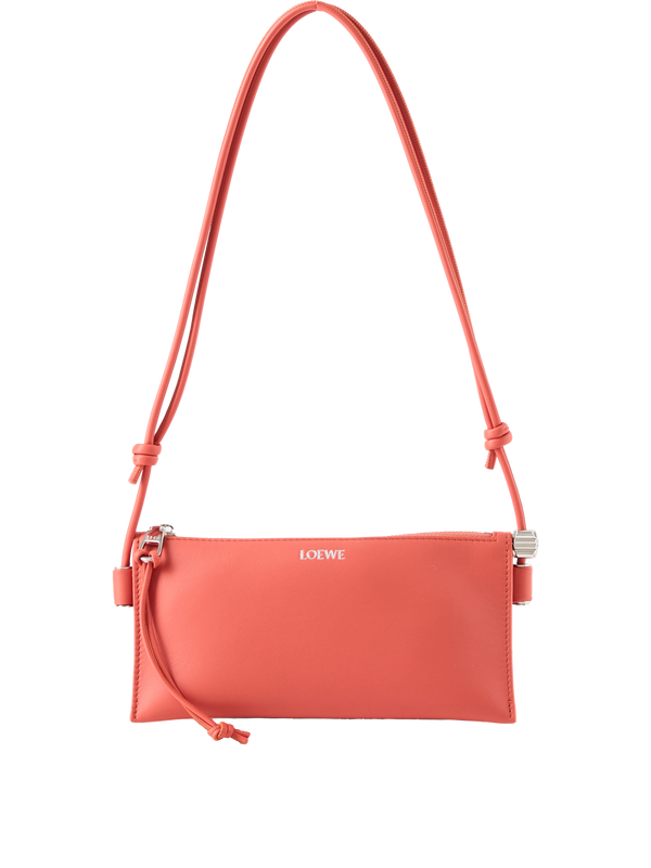 Pouch 'Joya' aus Kalbsleder Sunrise Orange