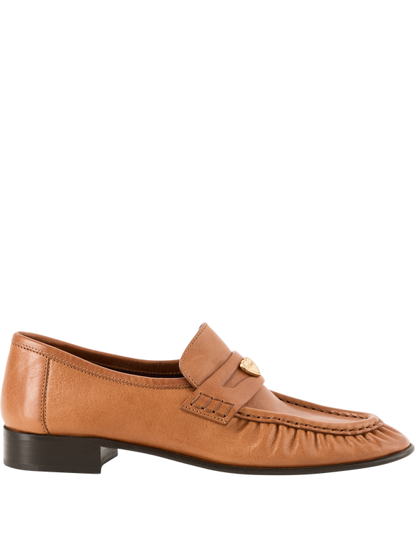 'Letti' loafers with heart detail brown