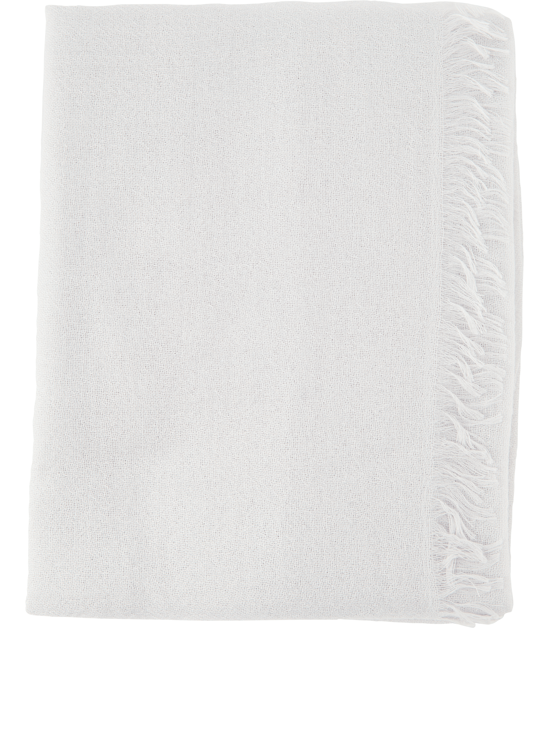 Brunello Cucinelli Light Grey Cashmere and Silk Scarf, Product view – UNGER.DE