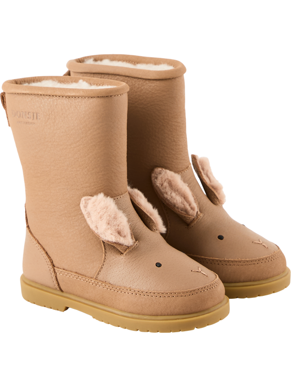 Stiefel 'Wadudu Fluffy Bunny' Gefüttert Braun