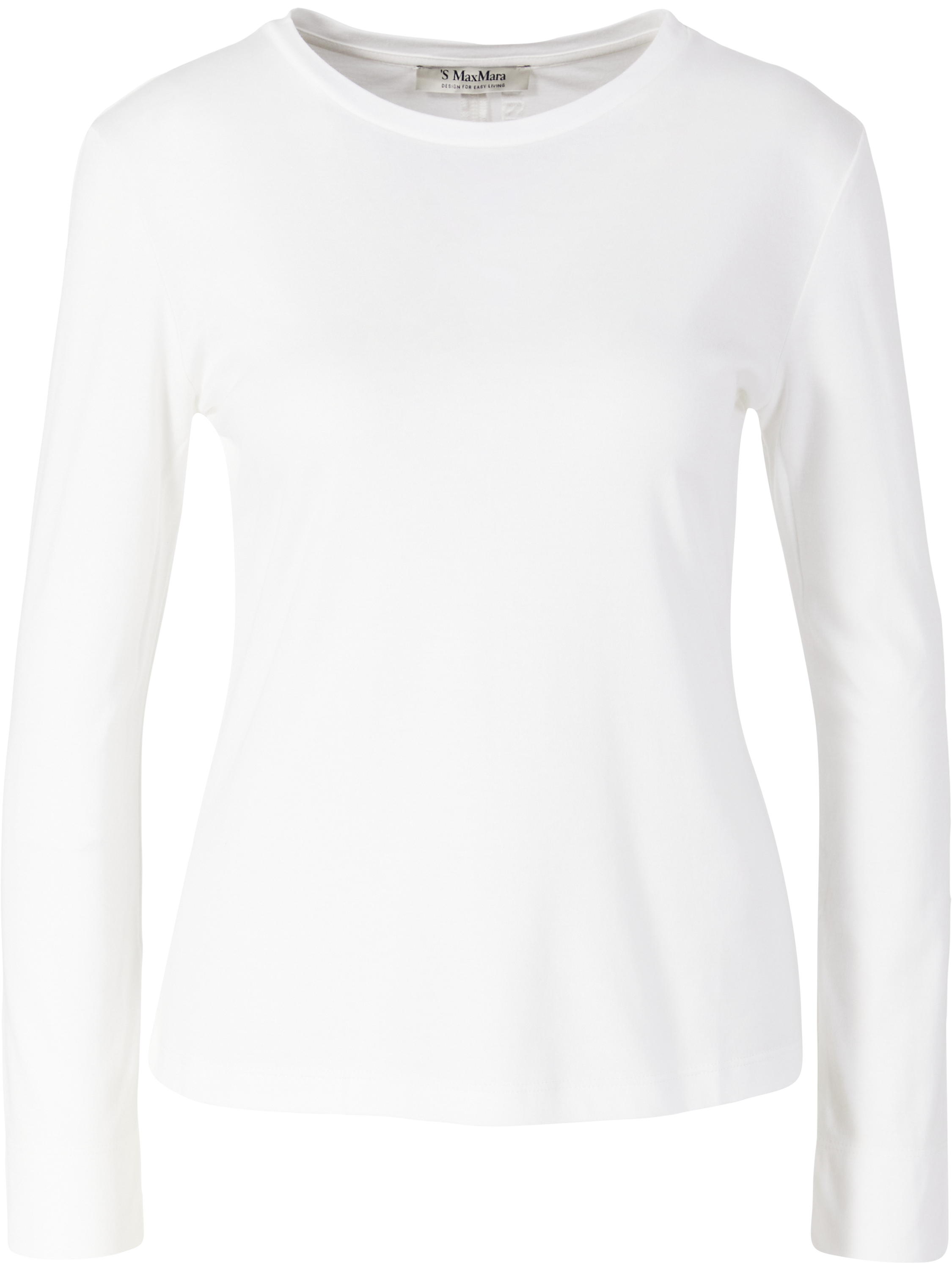 'S Max Mara Langarmshirt 'Fumetto' Weiß, Produktansicht – UNGER.DE