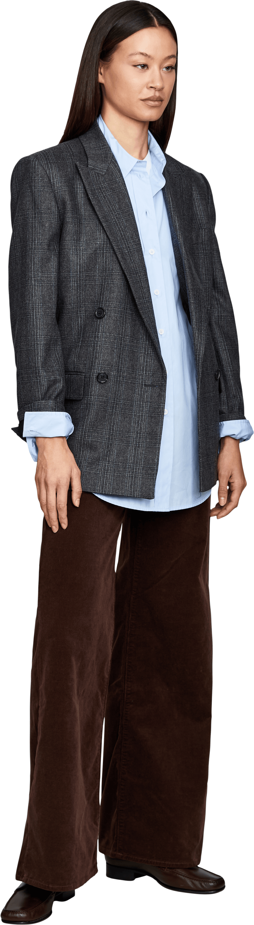 Mother Wide-Leg Jeans 'The Patch Pocket Undercover Sneak' Braun – UNGER.DE