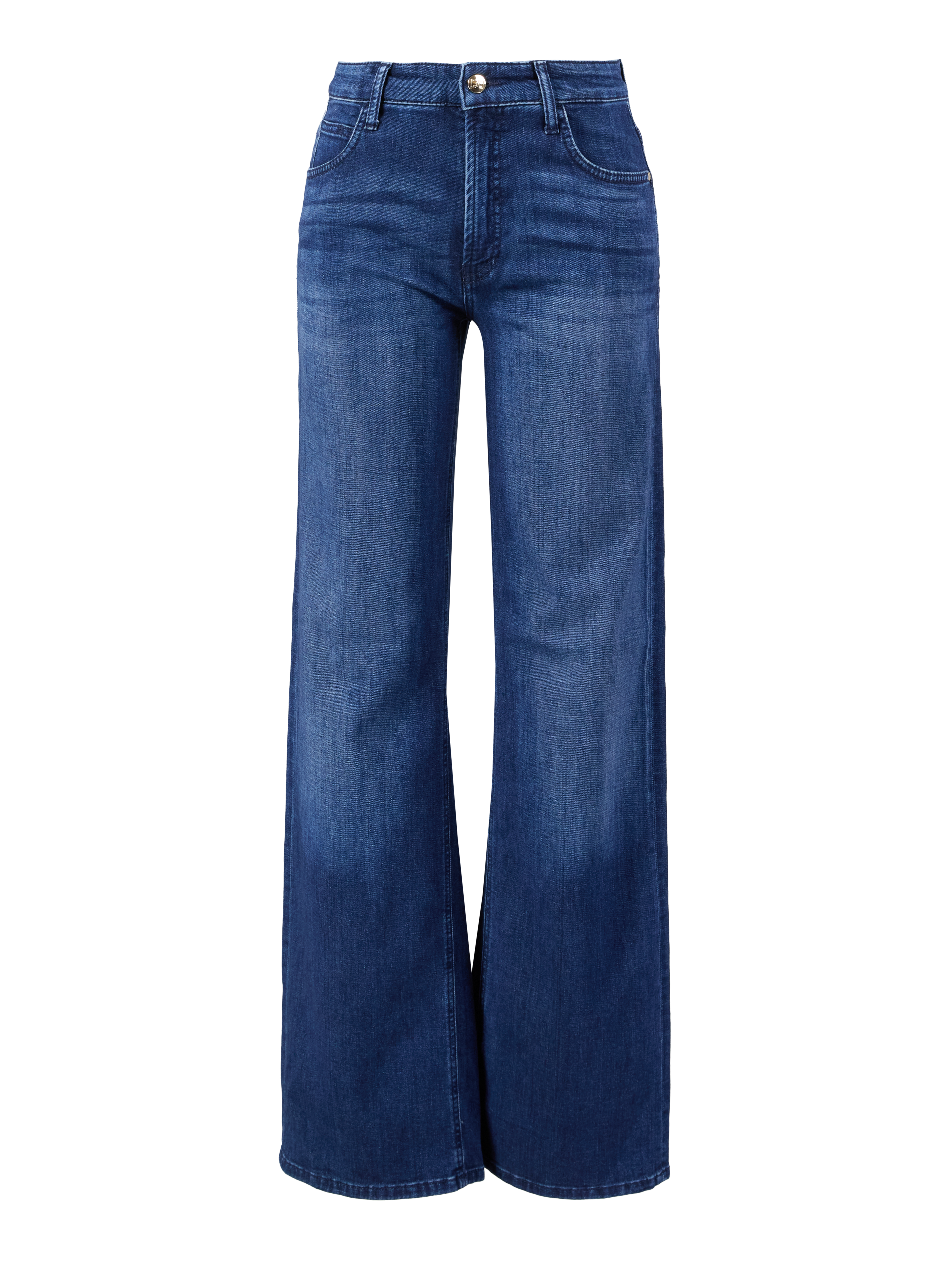 Relaxed-Fit Jeans 'Aimee' Mittelblau