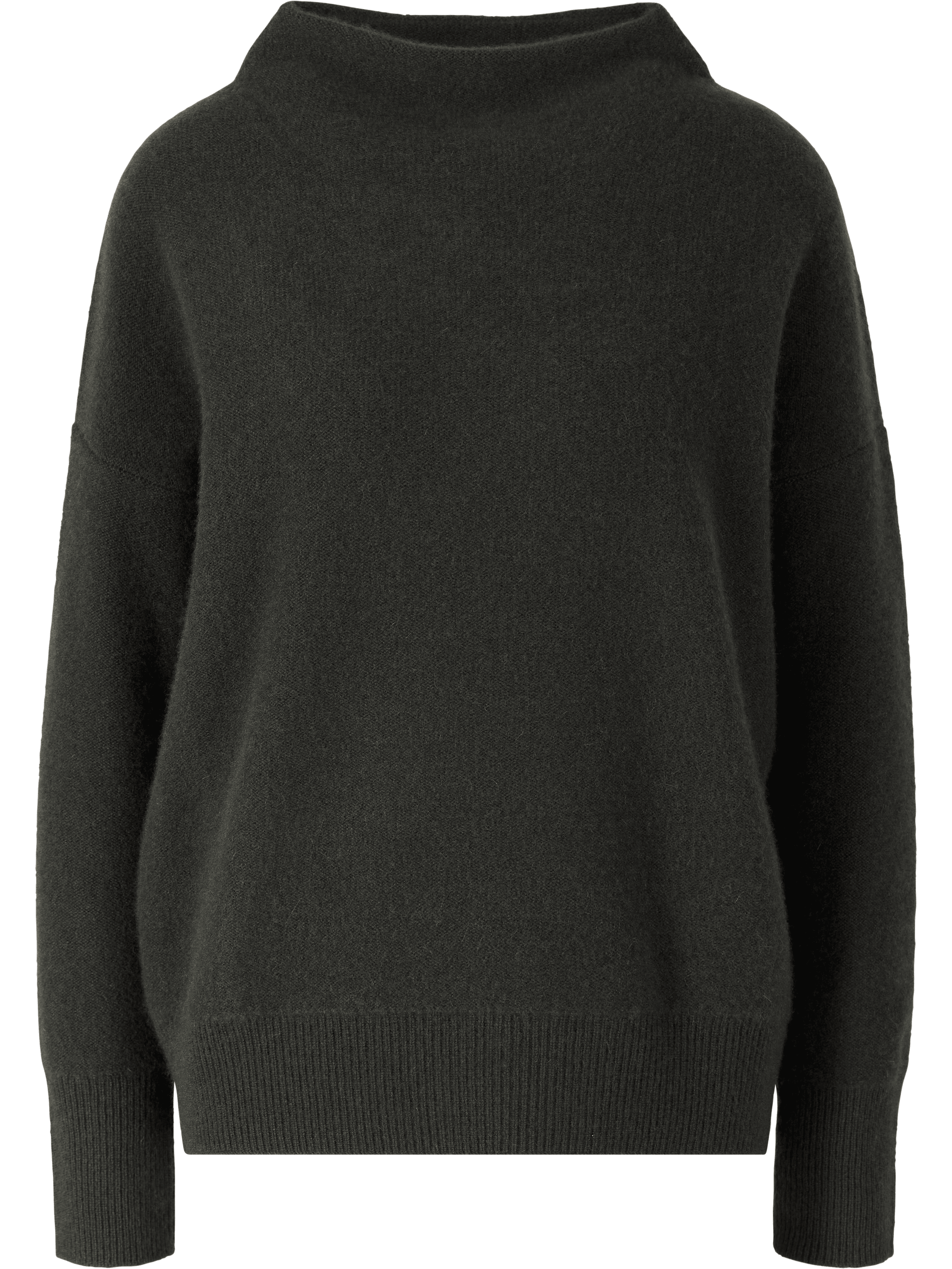 Vince Cashmere jumper with a stand-up collar moss green, Product view – UNGER.DE