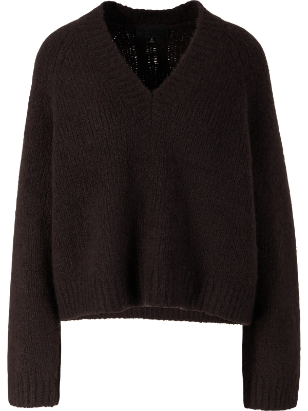 Cashmere-Seidenpullover 'Isley' Dunkelbraun