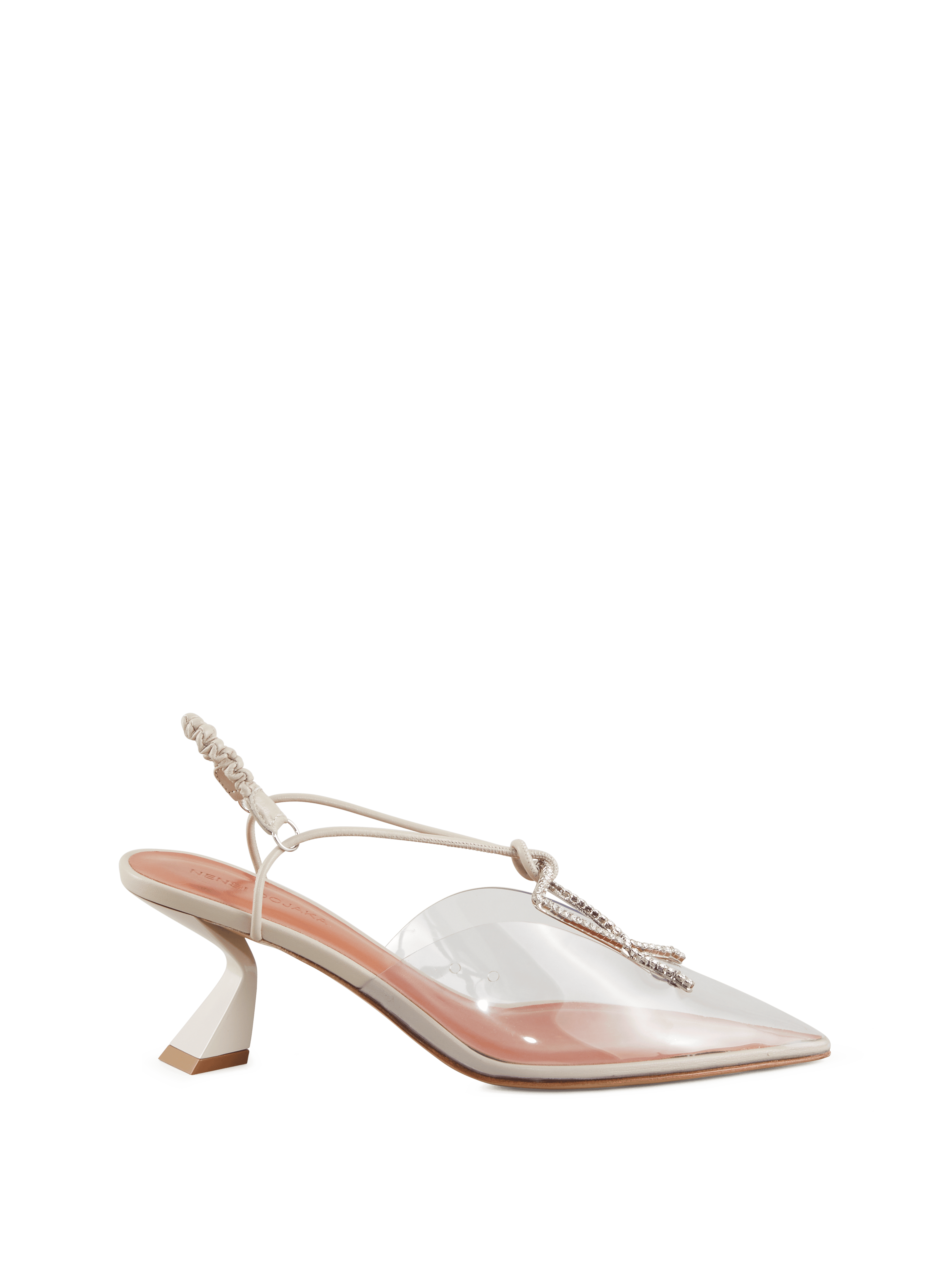 Slingback-Pumps Beige