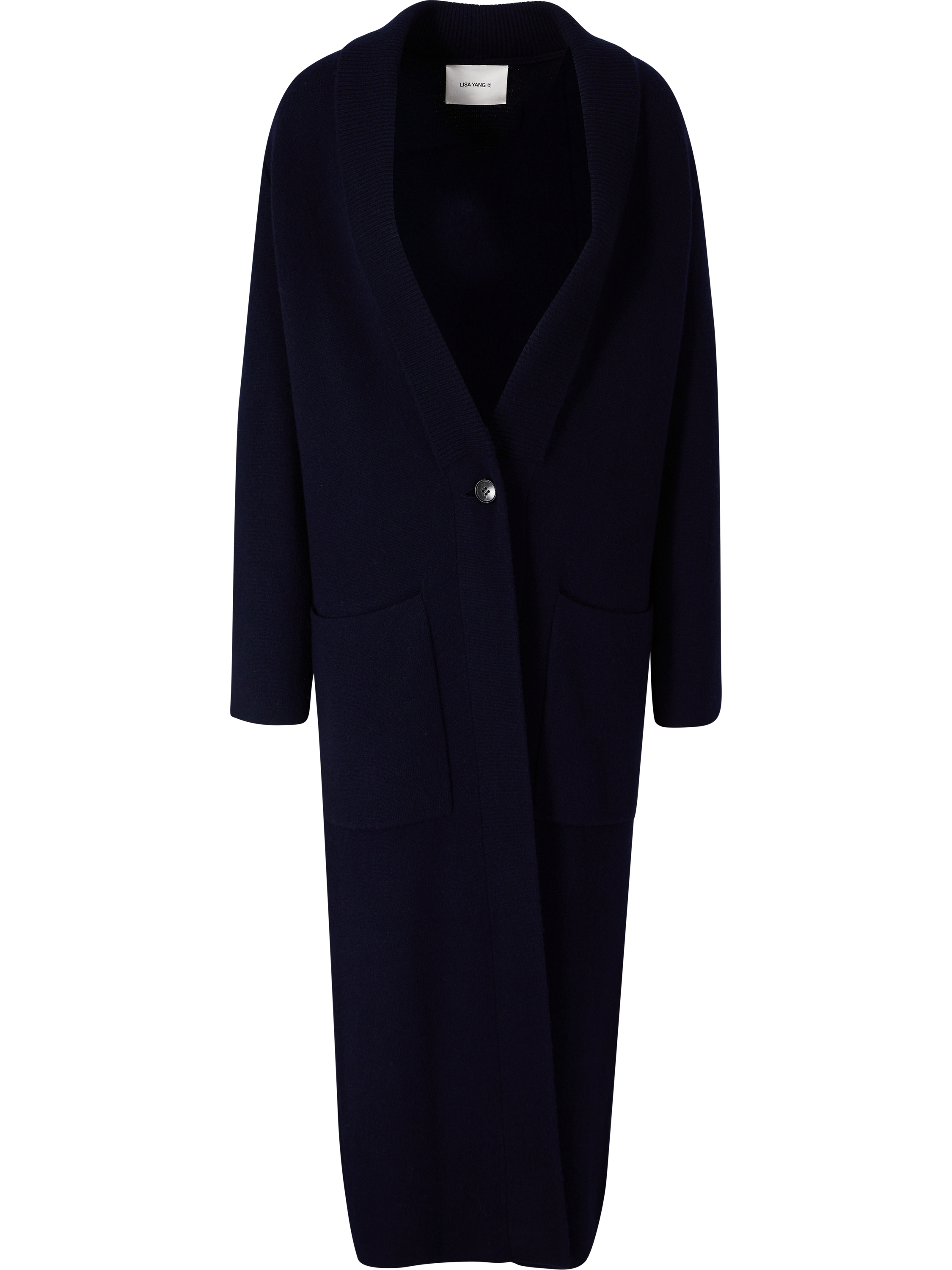 Cashmere-Mantel 'Emei' Navy