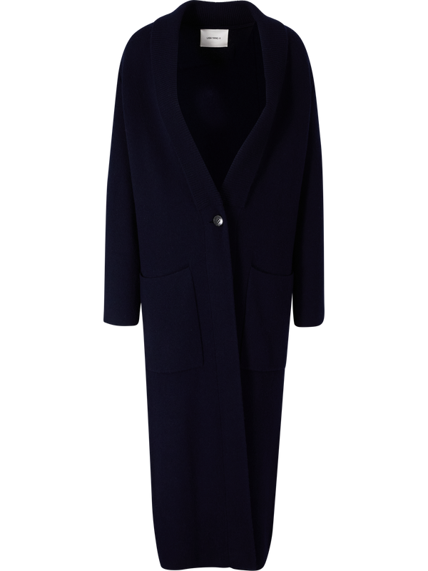 Cashmere-Mantel 'Emei' Navy