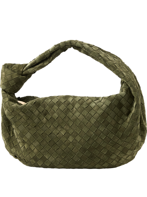 Schultertasche 'Jodie Medium' Green Tweed