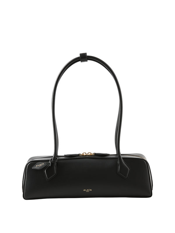 Schultertasche 'Le Teckel Medium' Schwarz