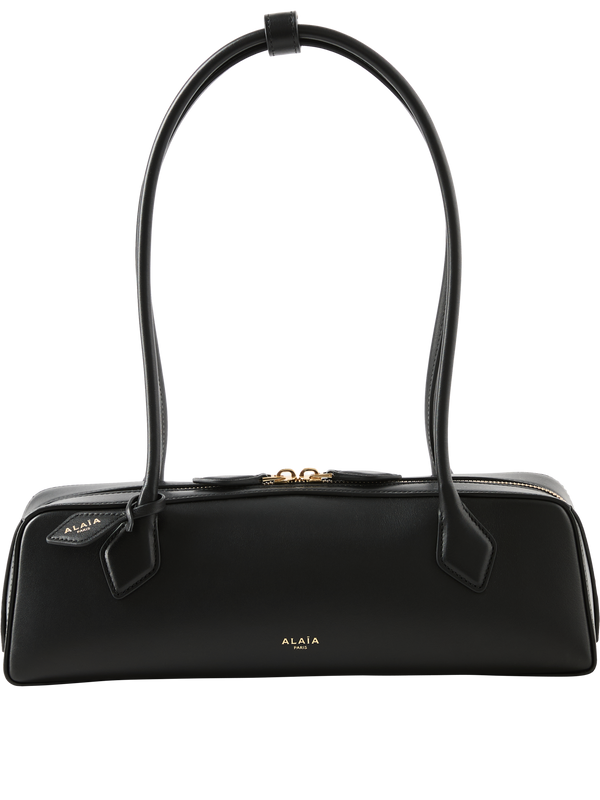 Schultertasche 'Le Teckel Medium' Schwarz