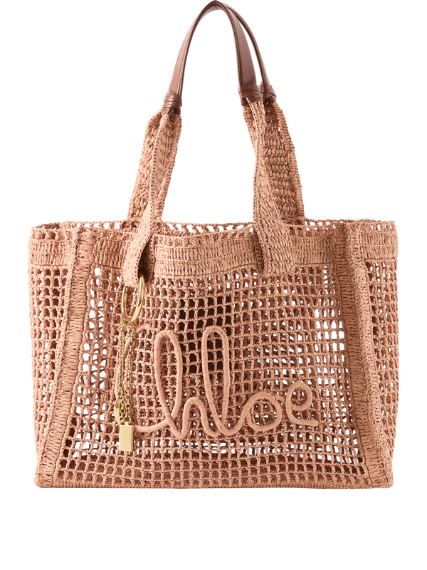 Shopper 'Summer Banana East-West' summery beige