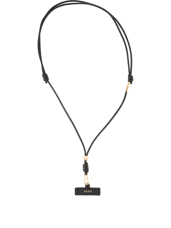 Handyband aus Kalbsleder Schwarz