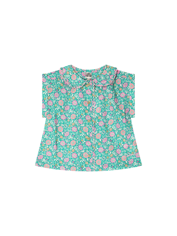 Florale Bluse 'Lorelei' Grün