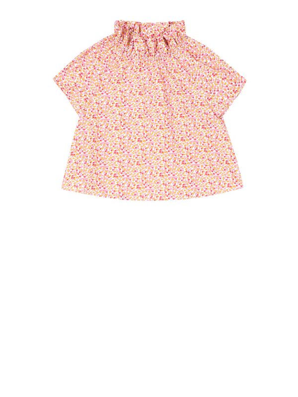 Florale Baumwollbluse Multi