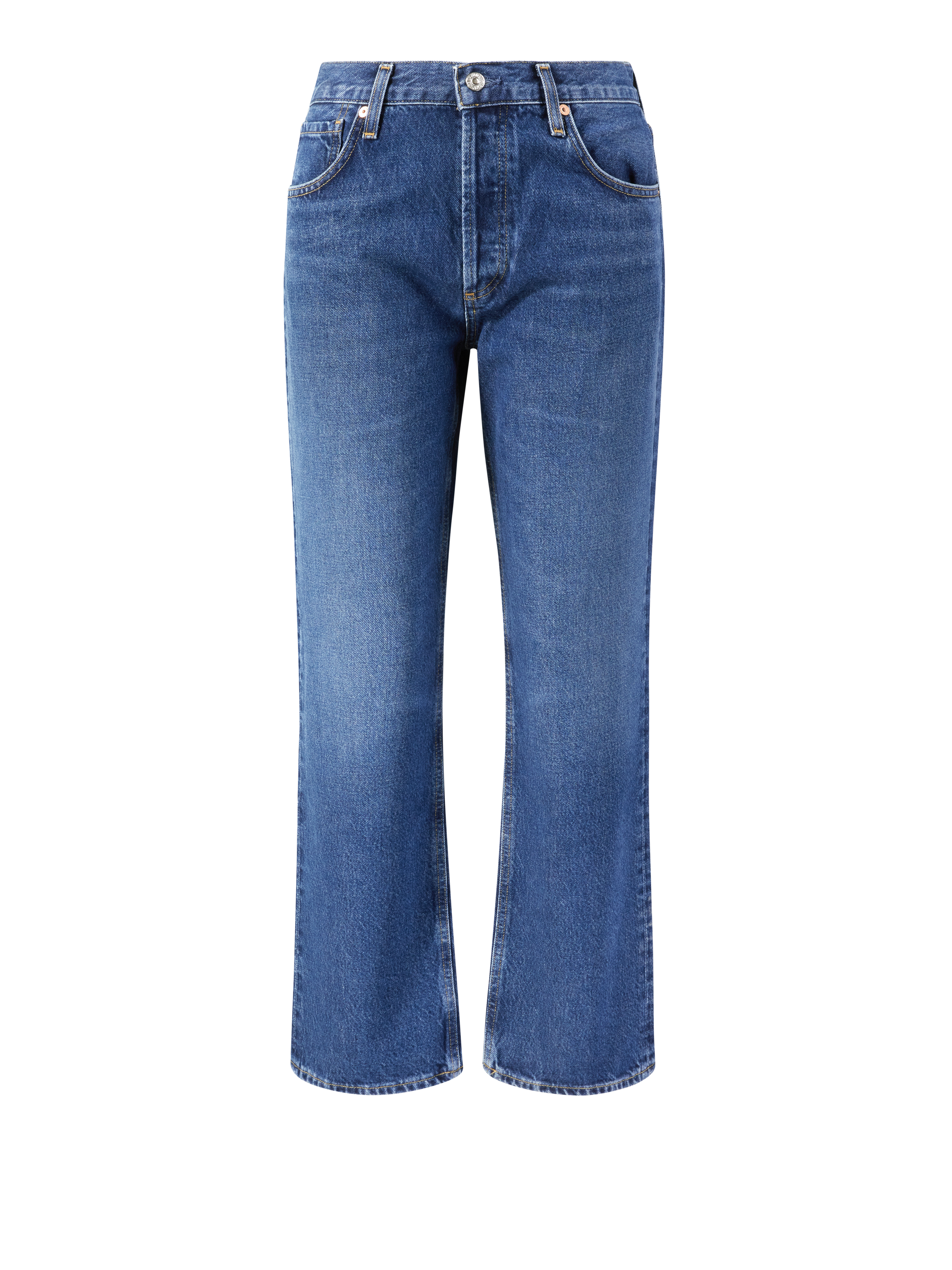 Straight-Leg Jeans 'Neve Low Slung Relaxed' Blau