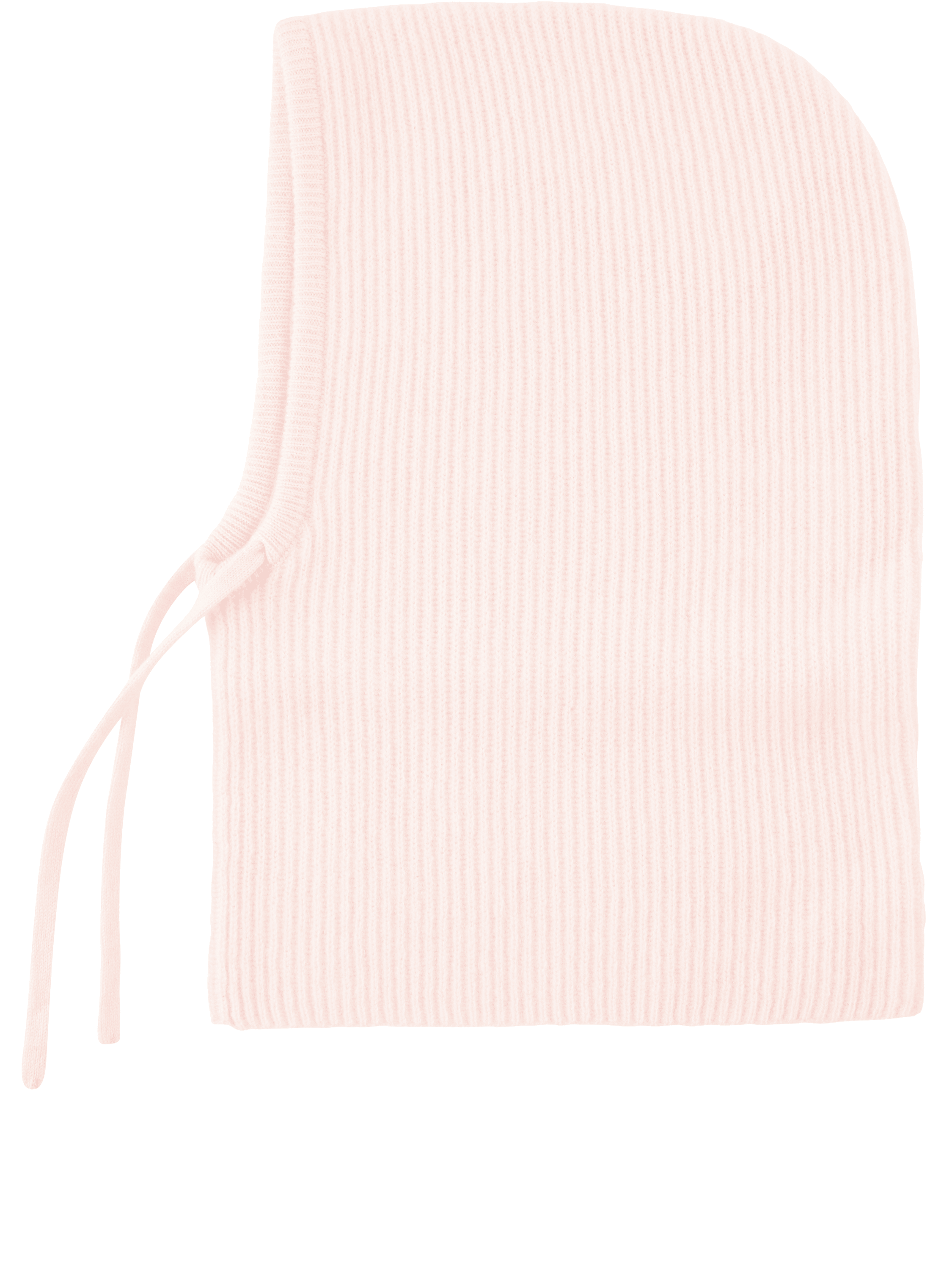 Holmm 'Wira' cashmere balaclava rose, Front view – UNGER.DE