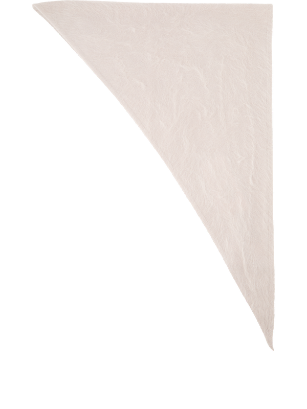 Brushed cashmere scarf 'Kasira' gravel