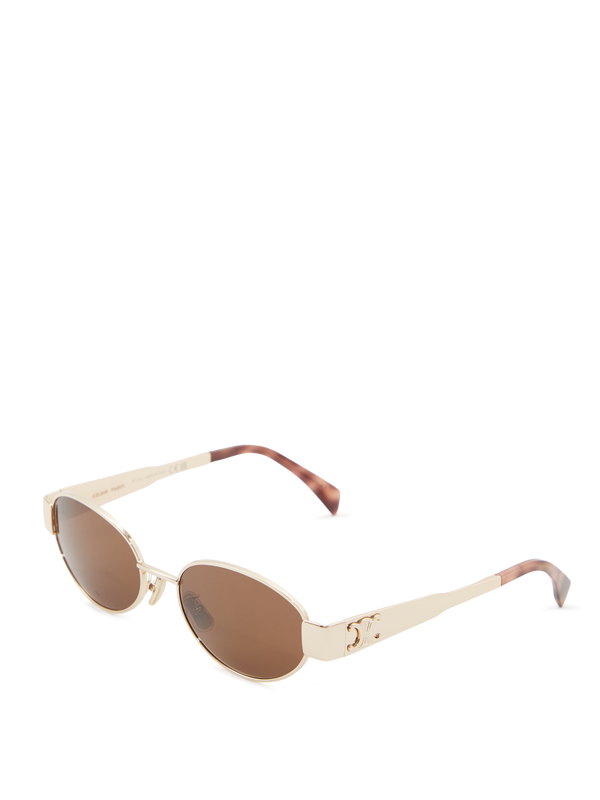 Sonnenbrille 'Triomphe Metal 01' Roségold/Braun