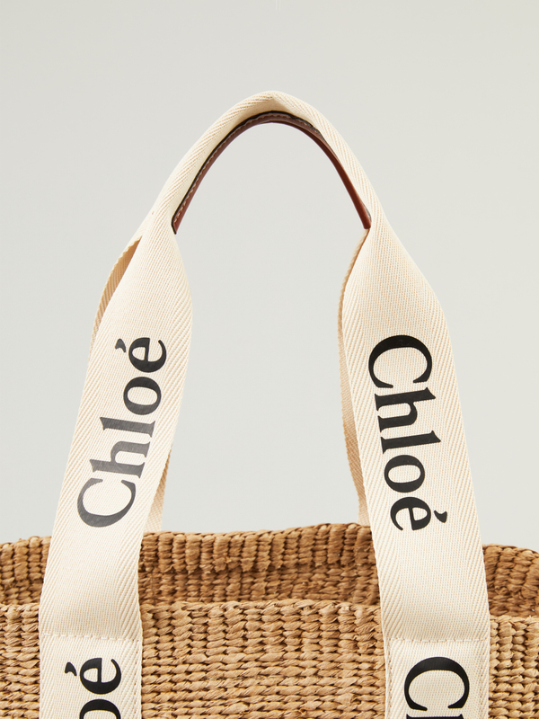 Shopper 'Large Woody Basket' Beige