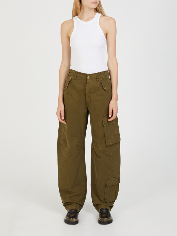 Stoffhose 'Rosalind' Grün