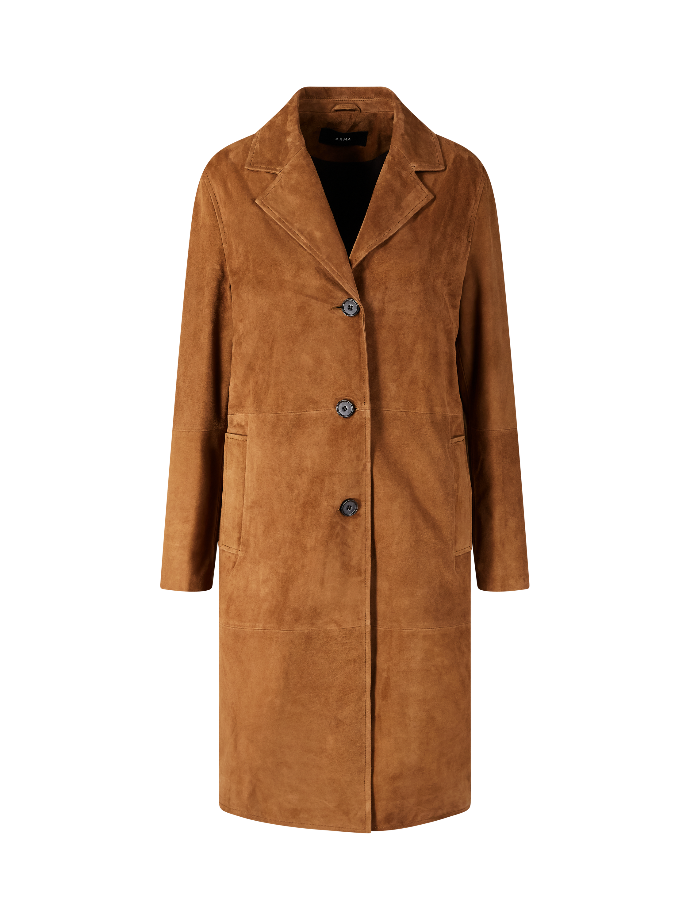 Suede jacket 'Jella' Cognac / Lookbook