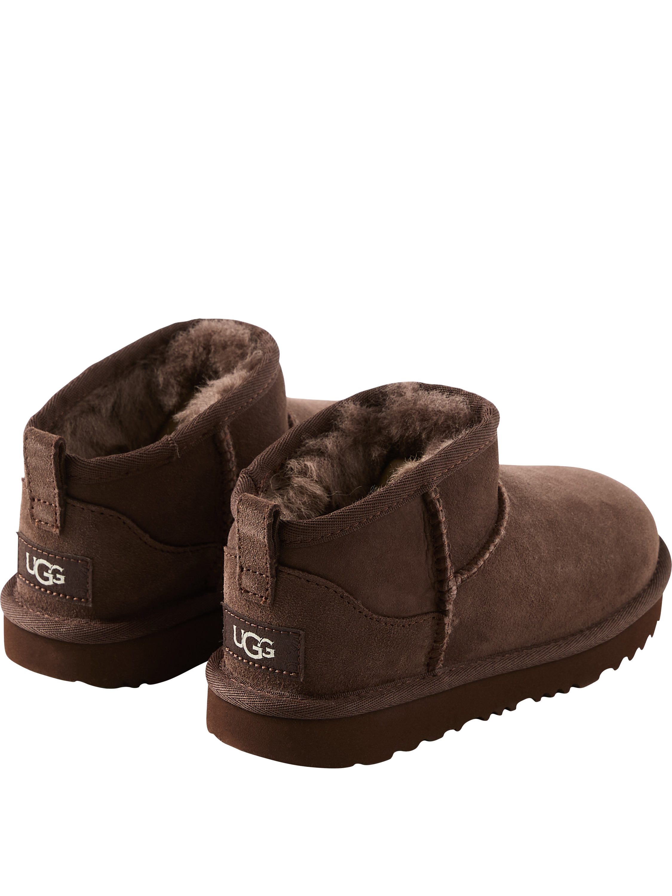 UGG Kids Boots 'Kids Classic Ultra Mini' Burnt Cedar, Frontansicht – UNGER.DE
