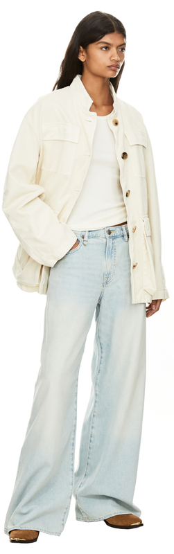 Boyfriend-Fit Jeans 'D'Arcy Loose' Hellblau