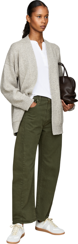 'Bay Slouch' cashmere cardigan in grey