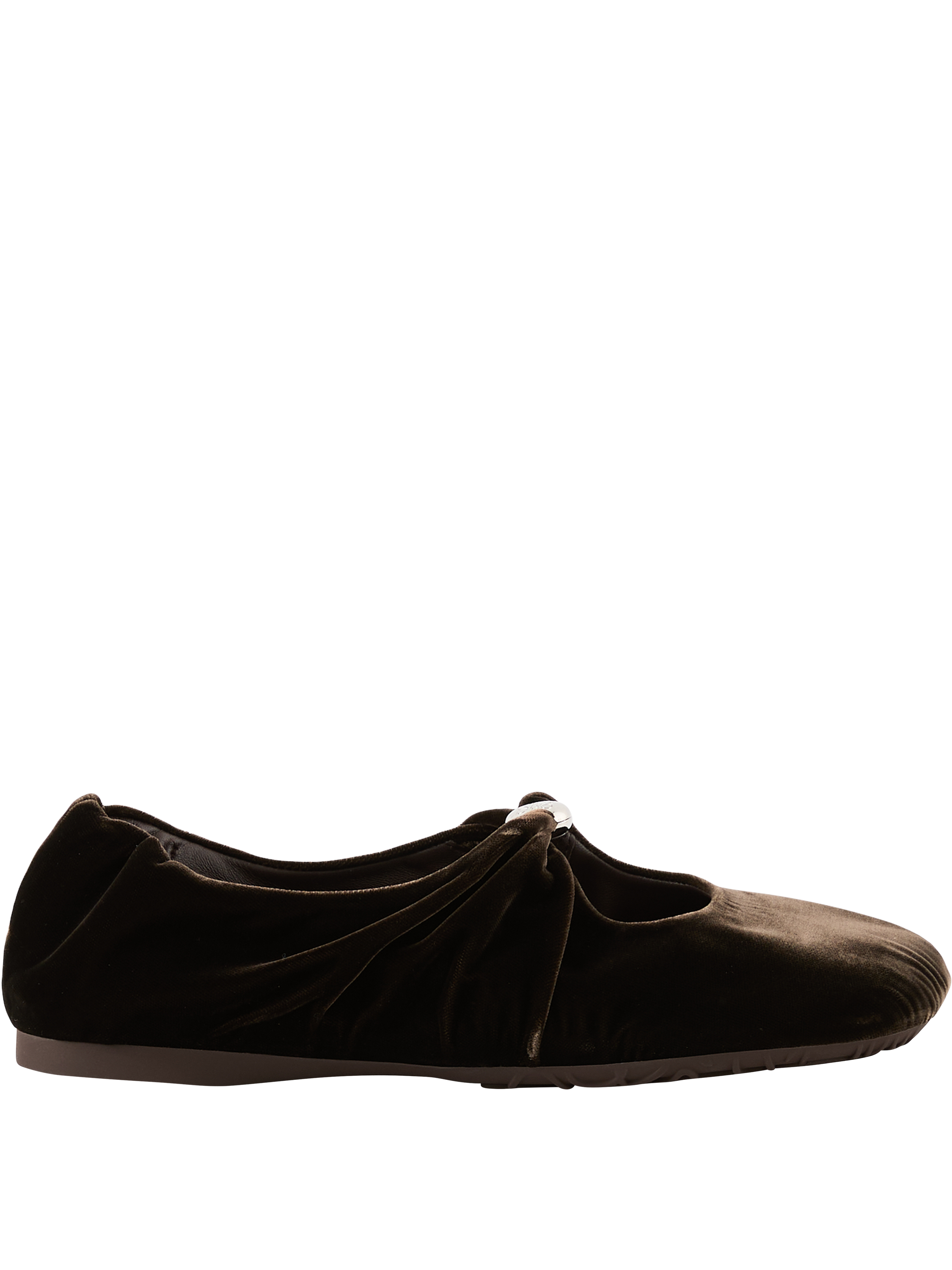 LOEWE Ballerina 'Pebble Soft' Dunkelbraun, Product view – UNGER.DE