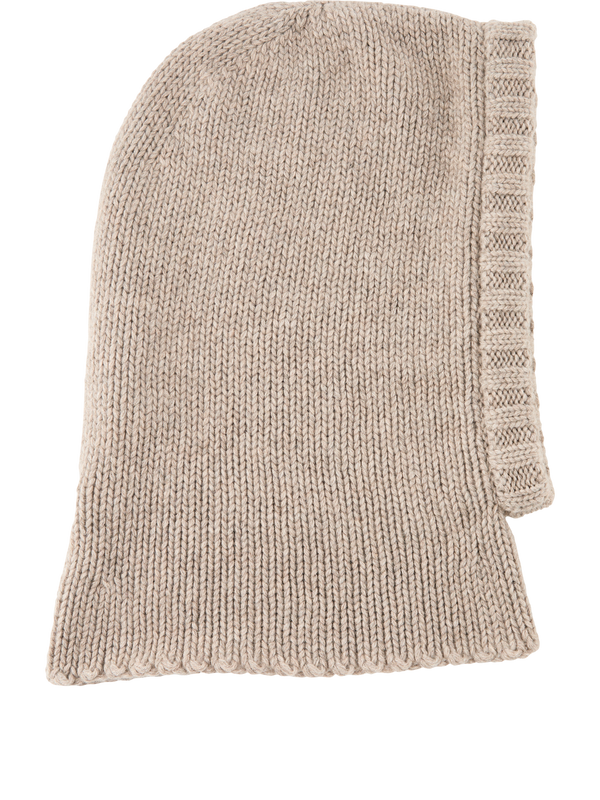'Phoebe Hood' Light Brown Cashmere Snood