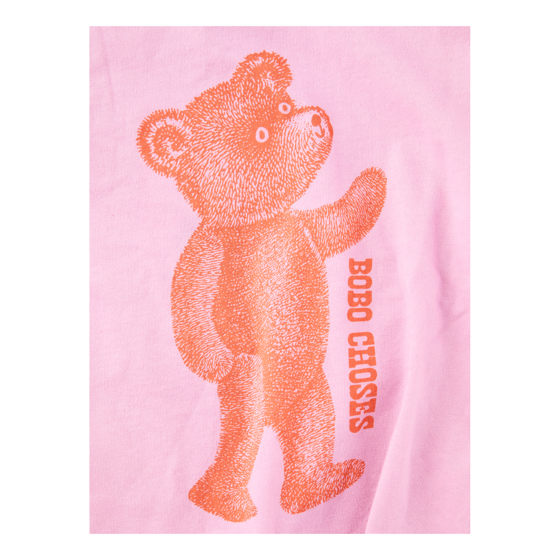Bobo Choses T-Shirt 'Softpaw Monster' Pink, Frontansicht – UNGER.DE