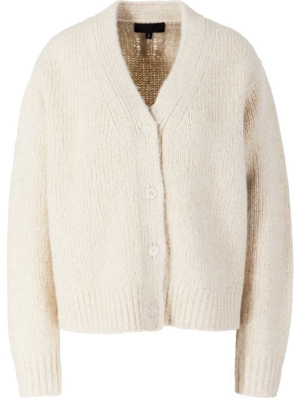 'Lorana' Beige Cashmere and Silk Cardigan