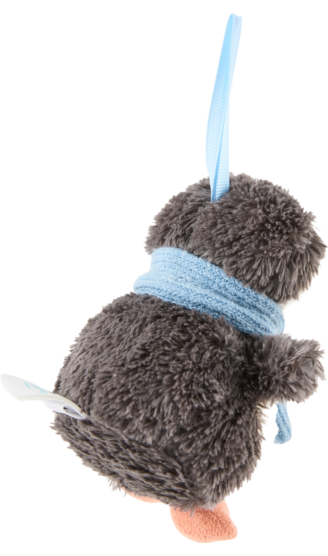Pinguin-Anhänger 'Peanut Penguin Decoration' Grau