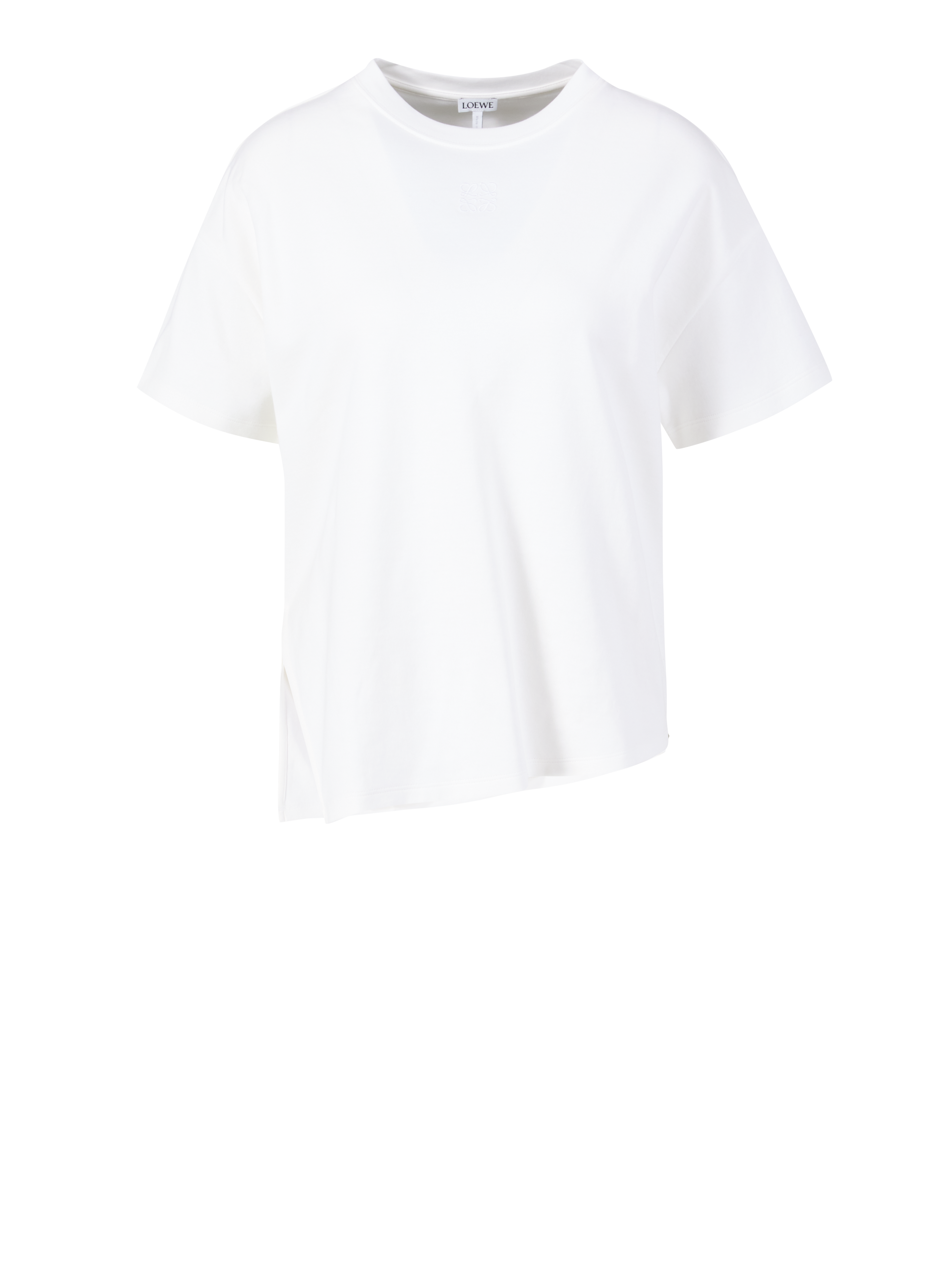 Asymmetrisches T-Shirt Weiß